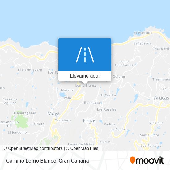 Mapa Camino Lomo Blanco