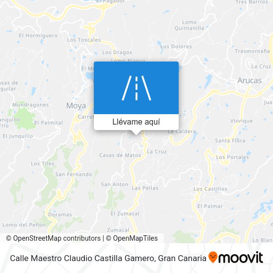 Mapa Calle Maestro Claudio Castilla Gamero