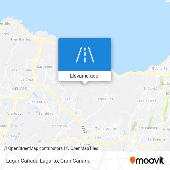 Mapa Lugar Cañada Lagarto