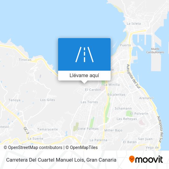 Mapa Carretera Del Cuartel Manuel Lois