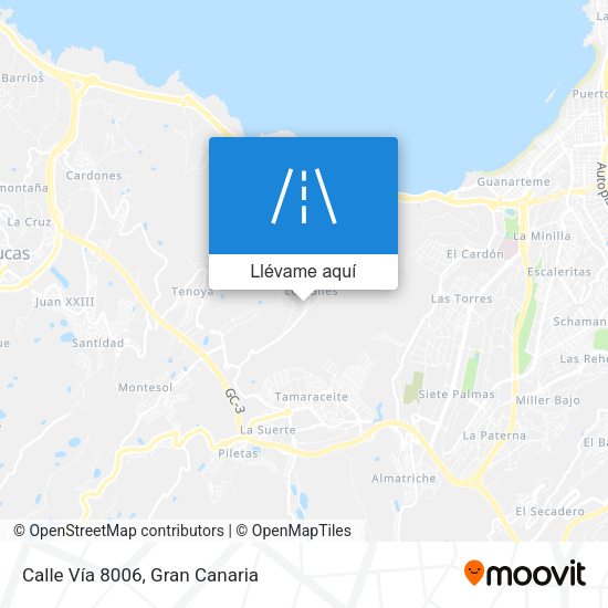 Mapa Calle Vía 8006