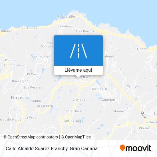 Mapa Calle Alcalde Suárez Franchy