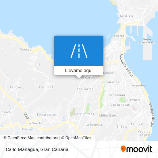 Mapa Calle Managua