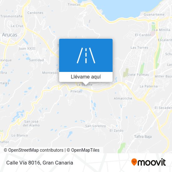 Mapa Calle Vía 8016