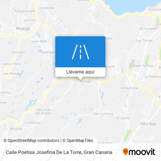 Mapa Calle Poetisa Josefina De La Torre
