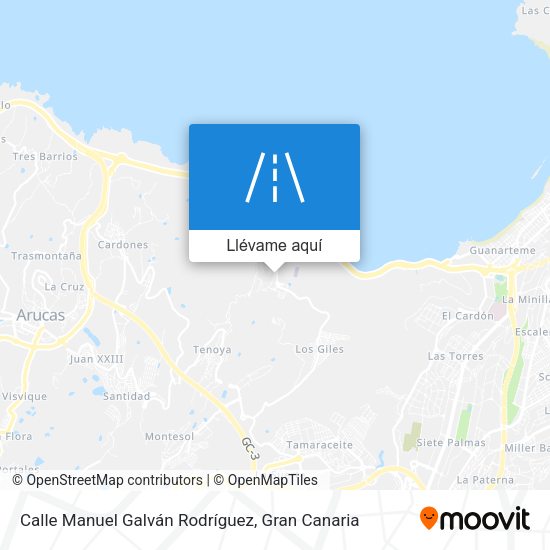 Mapa Calle Manuel Galván Rodríguez