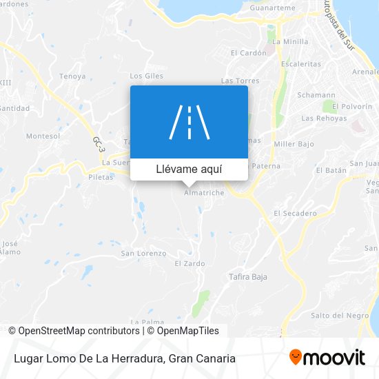 Mapa Lugar Lomo De La Herradura