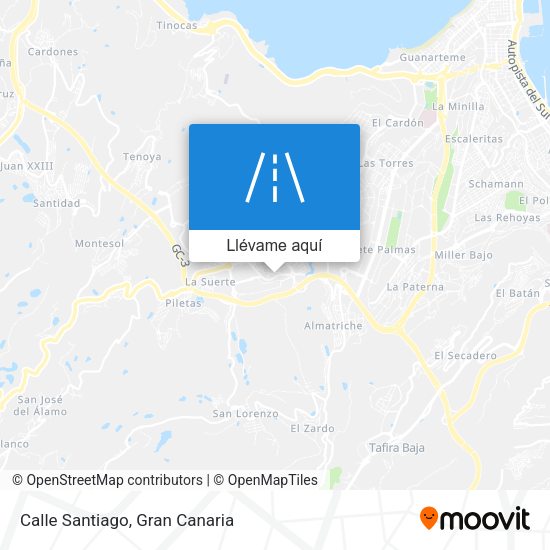 Mapa Calle Santiago