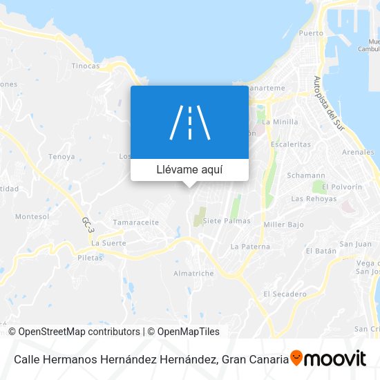 Mapa Calle Hermanos Hernández Hernández