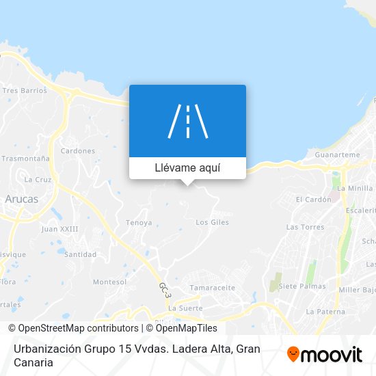 Mapa Urbanización Grupo 15 Vvdas. Ladera Alta
