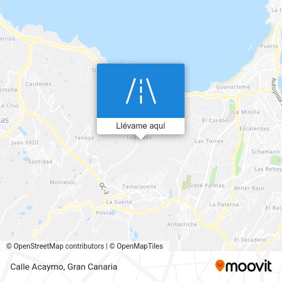 Mapa Calle Acaymo