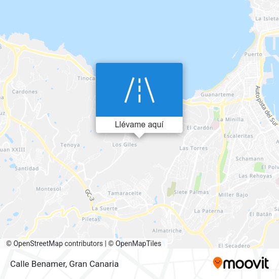 Mapa Calle Benamer