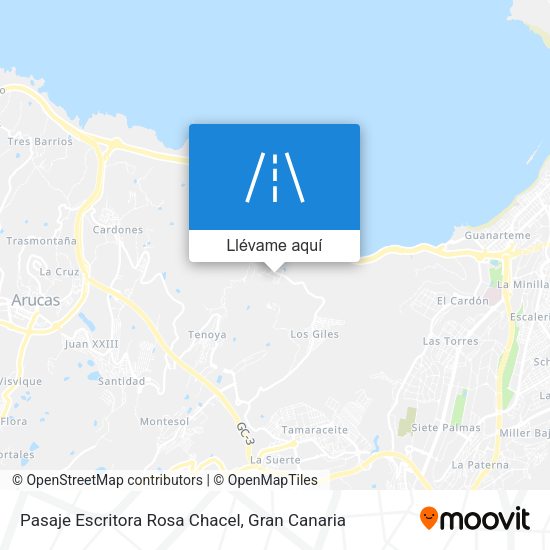 Mapa Pasaje Escritora Rosa Chacel