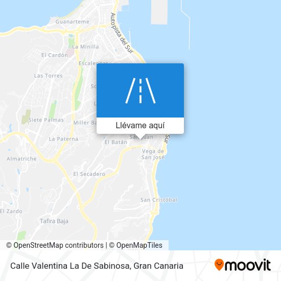 Mapa Calle Valentina La De Sabinosa