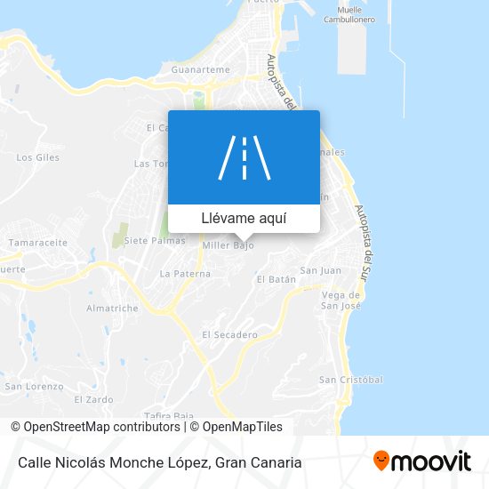 Mapa Calle Nicolás Monche López