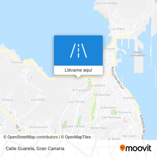 Mapa Calle Guarela