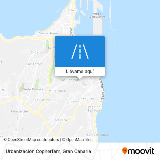 Mapa Urbanización Copherfam