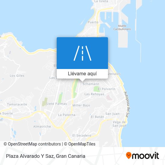 Mapa Plaza Alvarado Y Saz