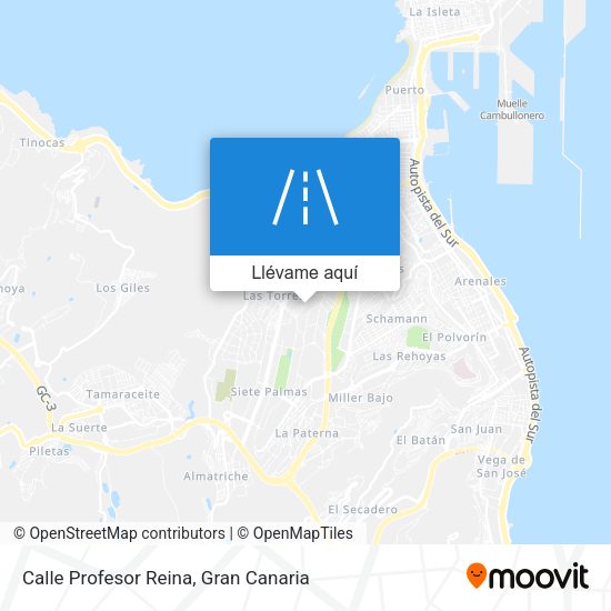 Mapa Calle Profesor Reina