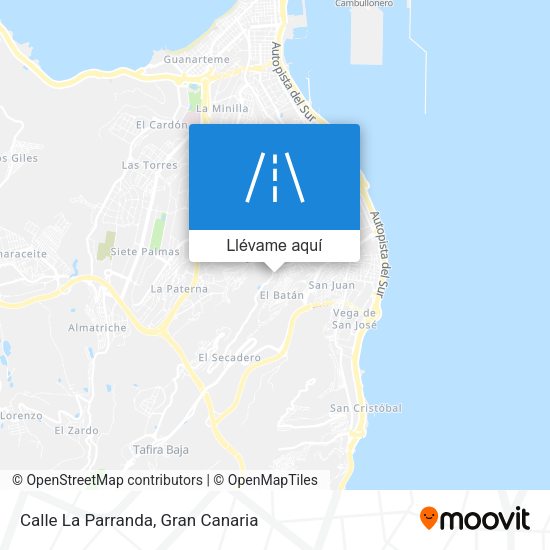 Mapa Calle La Parranda