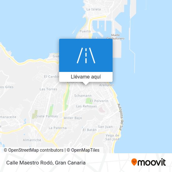Mapa Calle Maestro Rodó