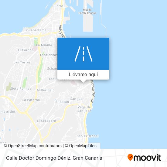 Mapa Calle Doctor Domingo Déniz