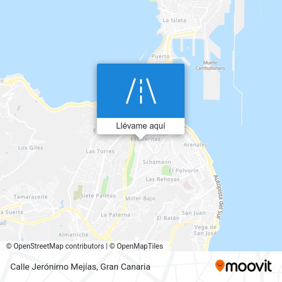 Mapa Calle Jerónimo Mejías