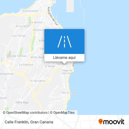 Mapa Calle Franklin