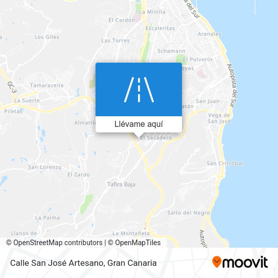 Mapa Calle San José Artesano