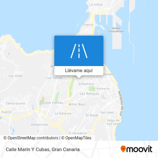 Mapa Calle Marín Y Cubas