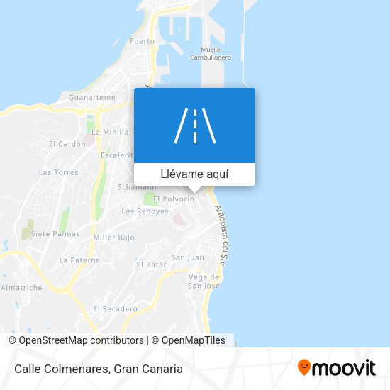 Mapa Calle Colmenares