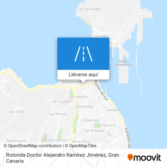Mapa Rotonda Doctor Alejandro Ramírez Jiménez