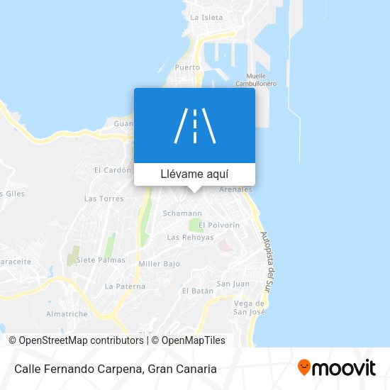 Mapa Calle Fernando Carpena