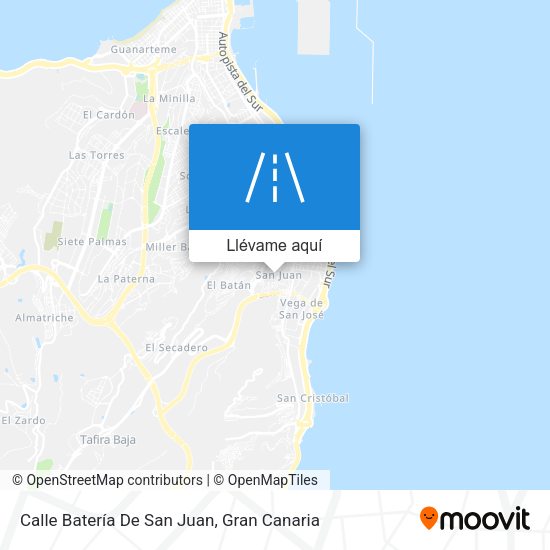 Mapa Calle Batería De San Juan