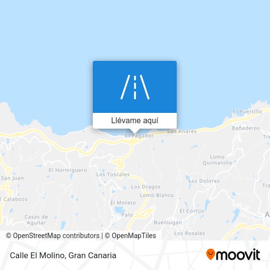 Mapa Calle El Molino