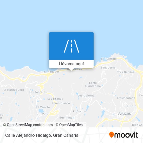 Mapa Calle Alejandro Hidalgo