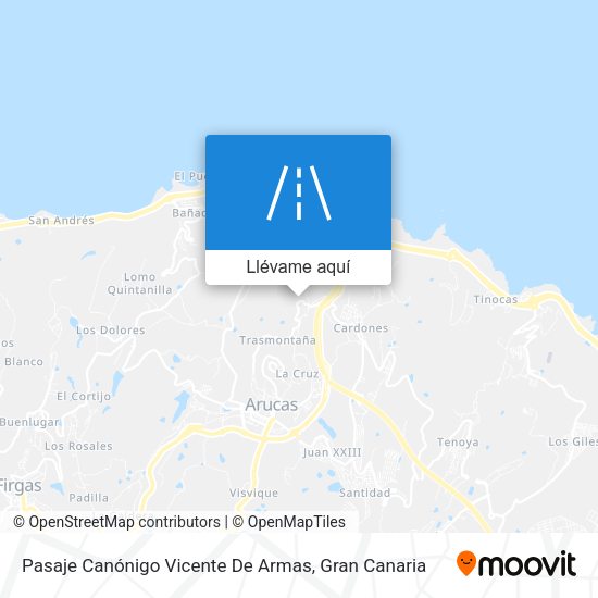 Mapa Pasaje Canónigo Vicente De Armas