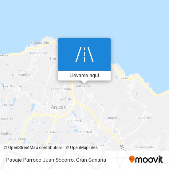 Mapa Pasaje Párroco Juan Socorro