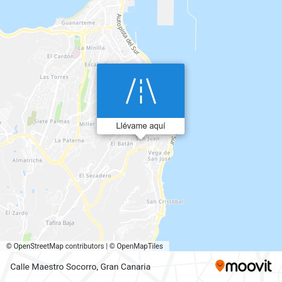 Mapa Calle Maestro Socorro