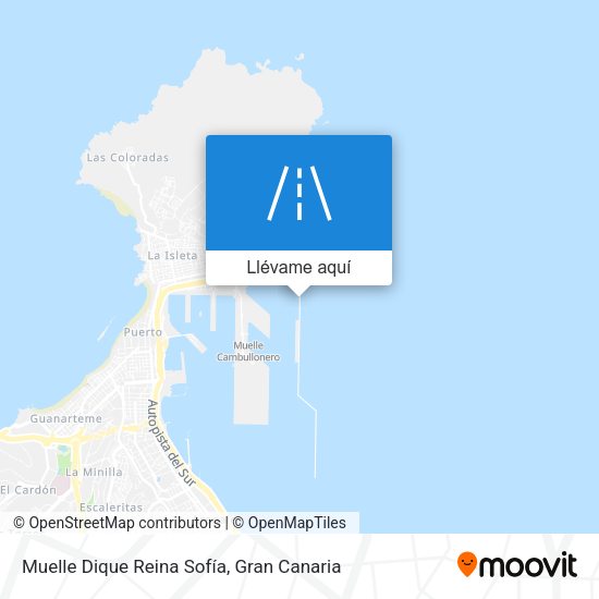 Mapa Muelle Dique Reina Sofía
