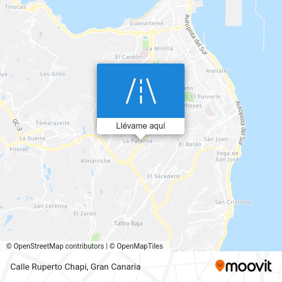 Mapa Calle Ruperto Chapi