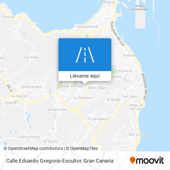 Mapa Calle Eduardo Gregorio-Escultor