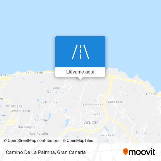 Mapa Camino De La Palmita