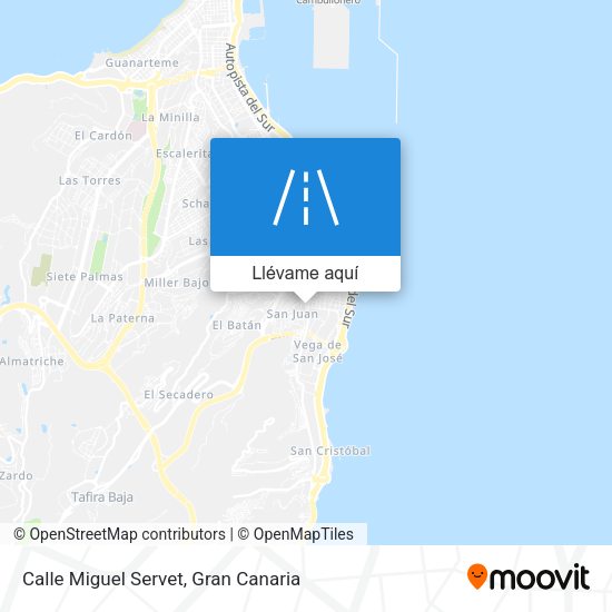 Mapa Calle Miguel Servet