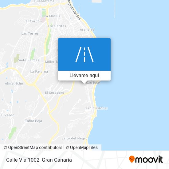 Mapa Calle Vía 1002