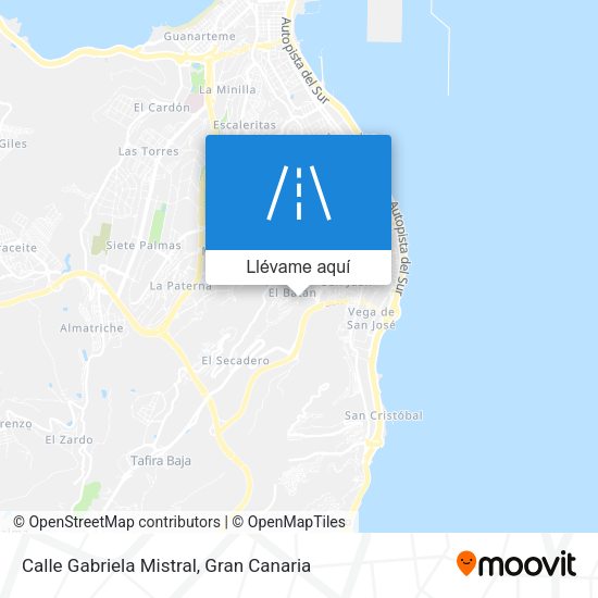 Mapa Calle Gabriela Mistral