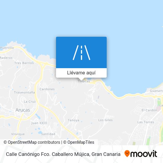 Mapa Calle Canónigo Fco. Caballero Mújica
