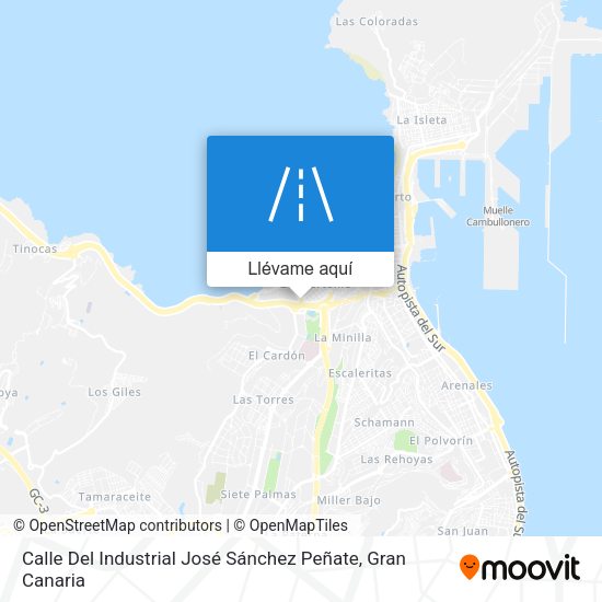 Mapa Calle Del Industrial José Sánchez Peñate
