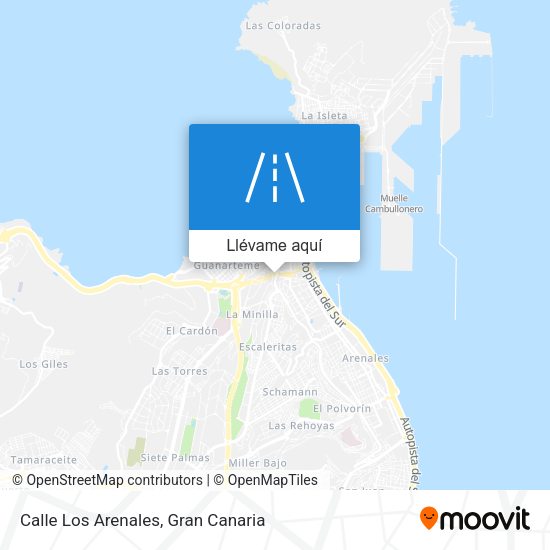 Mapa Calle Los Arenales