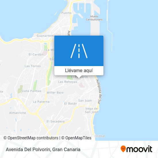 Mapa Avenida Del Polvorín